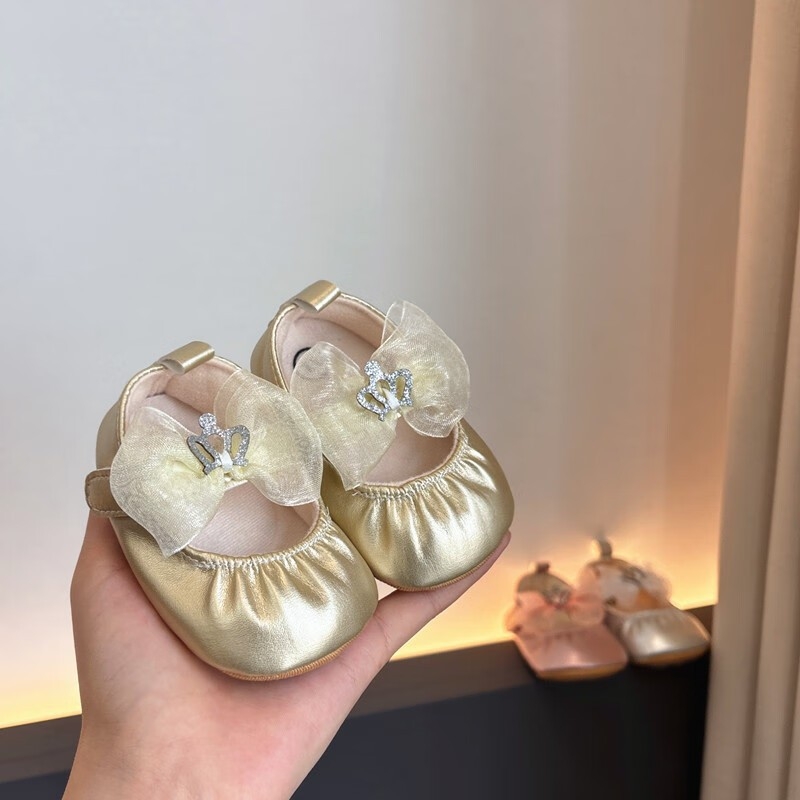 Весенняя детская обувь на 3-6-12 месяцев, годовалая девочка, туфли принцессы на один месяц, маленькие кожаные туфли на мягкой подошве