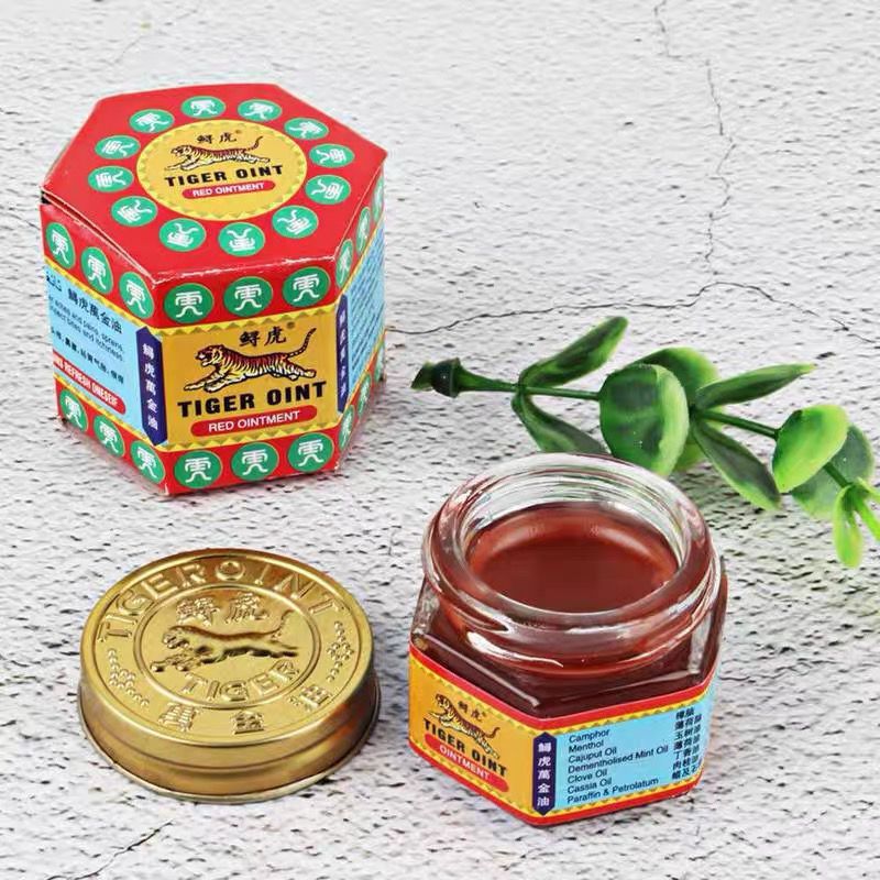 Гонконгское подлинное масло Wanjin oil tiger dizzy mosquito красно-белая тигриная голова крутого тигрового масла...