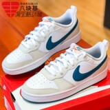 Детская обувь Nike Nike big, новинка весны 2026 года, синие белые туфли на крючках, удобные кроссовки BQ5448-017