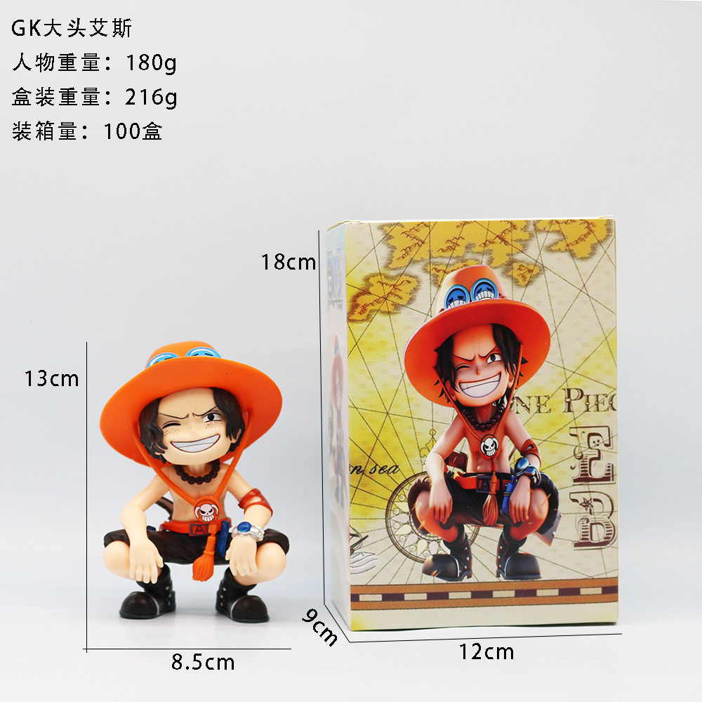 One Piece Q версия Sauron ручной работы, маленькая симпатичная версия, игровое шасси из ПВХ, настольная модель, украшение для мальчика, высококачественная подарочная коробка