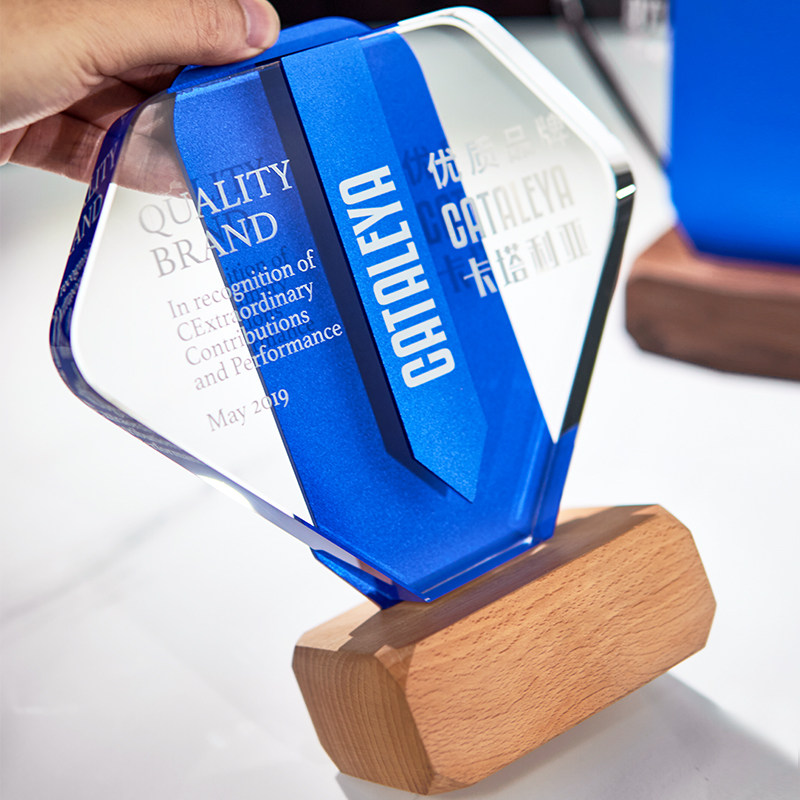 Новая награда creative crystal trophy изготовлена по индивидуальному заказу, а медаль creative metal может быть вручена выдающейся команде сотрудников на ежегодном собрании