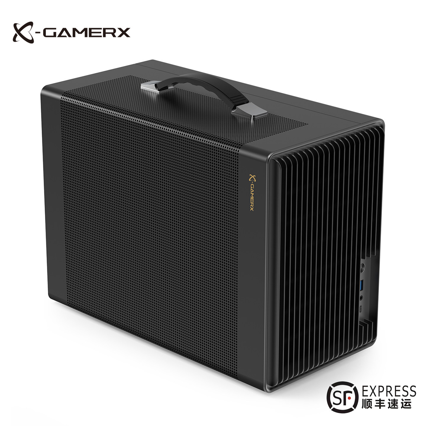 Неизвестный плеер P40 portable MATX шасси Настольная сетка Дышащая вертикальная оболочка хоста портативного компьютера