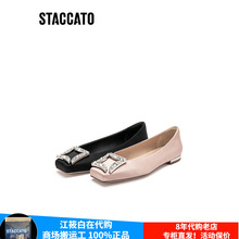 Sigatu 2023 Autumn New Fairy Style Gentle Single Shoes Shallow Mouth Flat Shoes Evening Shoes Women's Shoes 9UR47CQ3