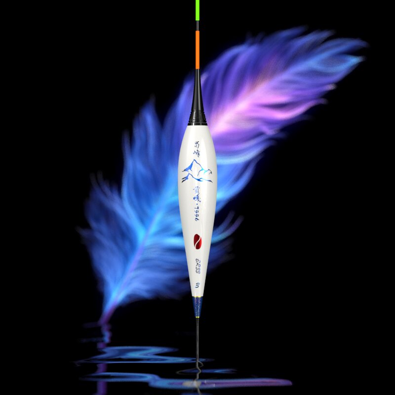 Miji Jianghu Luminous float OLED float BR33 дневной и ночной поплавок для ловли карася двойного назначения сверхдлительный срок службы батареи сверхтонкий поплавок с твердым хвостом