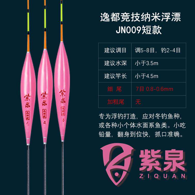 Yidu Ziquan Nano JN series float - конкурентоспособный поплавок для ловли рыбы в черной яме с привлекательным ходом, легким ртом, высокой чувствительностью, взрывозащищенным верхом