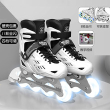 Skating shoes for children, boys and girls, roller skates for boys and girls, roller skates for beginners, adult roller skates for beginners