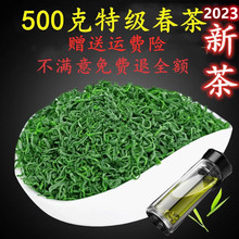2023新茶叶特级日照绿茶春茶板栗香豆香炒青耐泡500克浓香散装