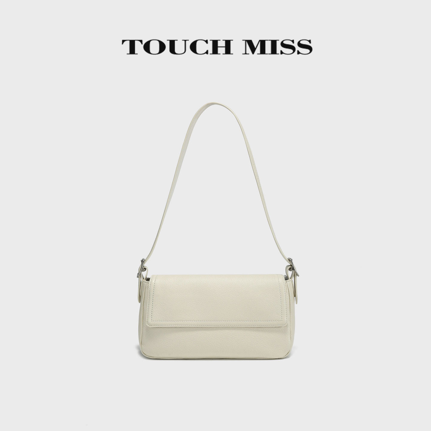 Сумка TOUCH MISS из воловьей кожи первого слоя для подмышек, багетная сумка, высококачественная маленькая сумка, новинка 2026 года, сумка-мессенджер через плечо