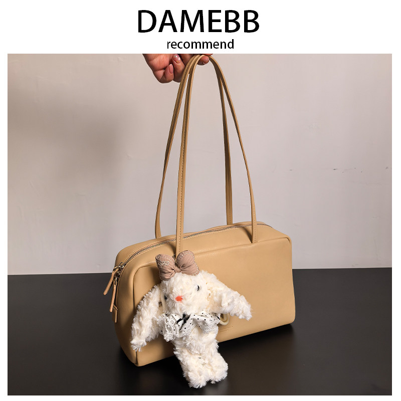 Корейская высококачественная сумка из мягкой кожи Damebb, на одно плечо, подмышечная сумка большой емкости, сумка для поездок на работу, 2026 весенне-летняя женская сумка Boston