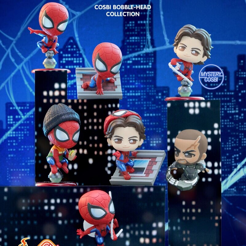 Подлинные HotToys Spider-Man 4 Совершенно Новый день COSBI Blind Box Креативное подарочное украшение Tide Play Настольный подарок