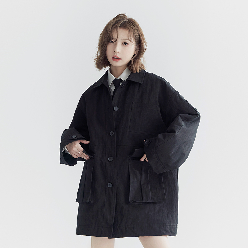 Стеганая куртка с лацканами Музея гравитации, стеганая куртка женская, новинка 2023 года, зимняя свободная стеганая куртка, зимняя куртка