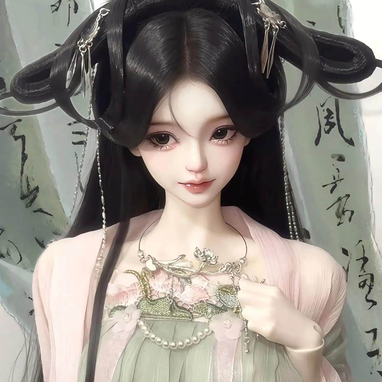 Чистая антикварная кукла bjd, ценный костюм Ханфу, чистая кукла знаменитости, может быть заменена на шарнирную, может быть подарком ручной работы в слепой коробке.