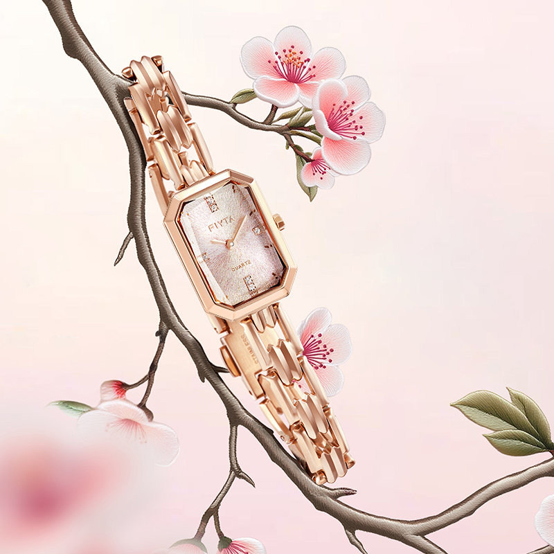【Новинка 2025 года】 Часы с вышивкой Fiyta Oriental Beauty Su Женские компактные легкие Роскошный подарок на праздник для подруги