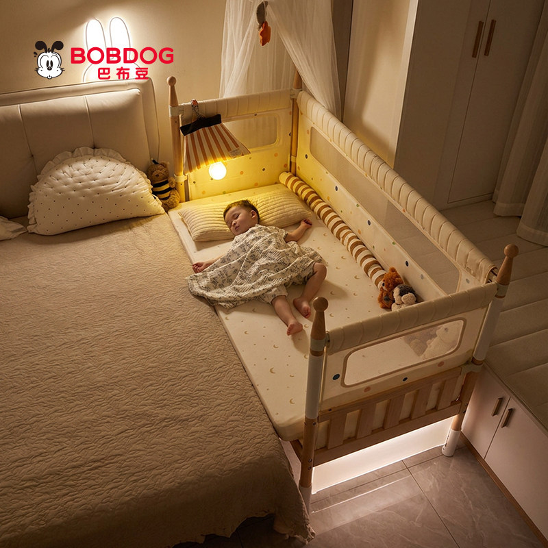 Кровать для старшеклассников Бабудоу, детская кроватка для новорожденных, детская кровать из массива дерева, детская прикроватная кровать, расширенная кровать для взрослых