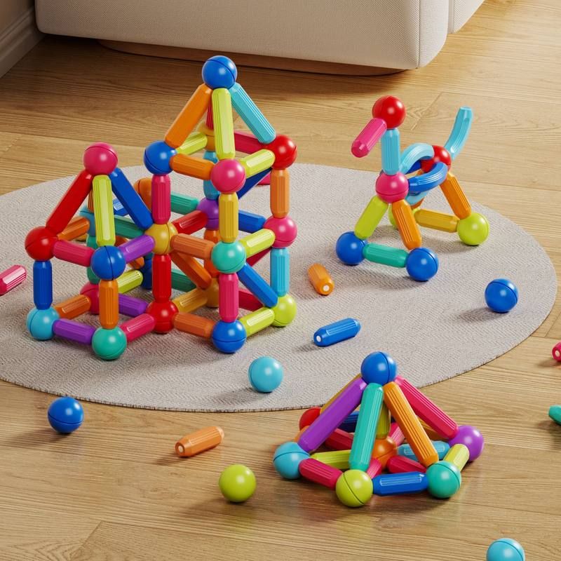 Разнообразные магнитные стержни для мальчиков, детские магнитные стержни, строительные блоки, игрушки для раннего развития, сильное магнитное железо, большие головоломки, собирающие магнитные стержни