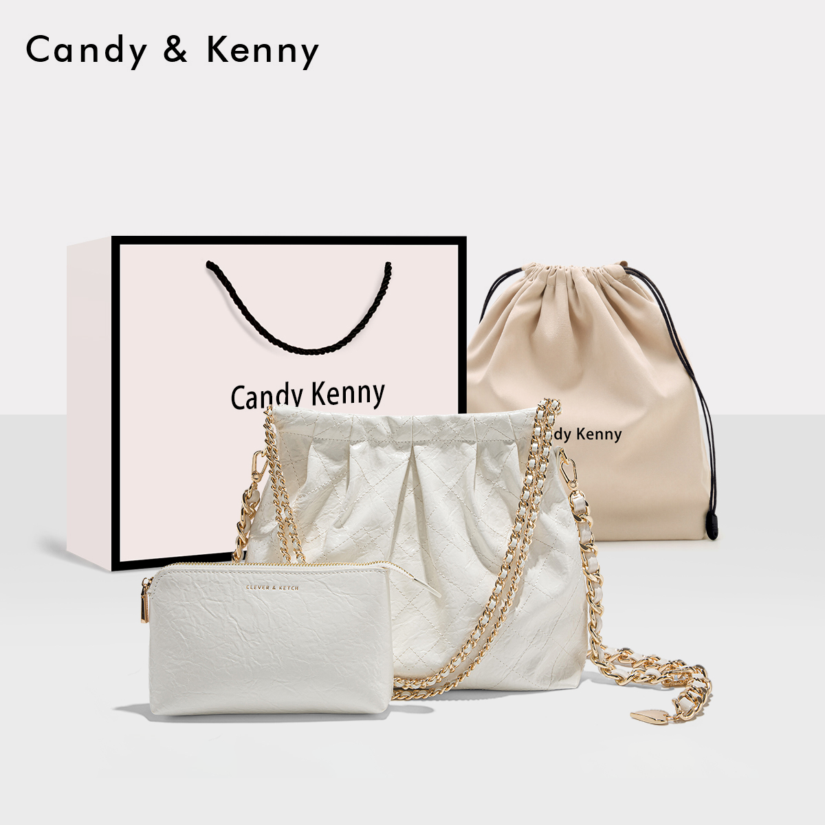 Официальный сайт Candy&Kenny сумки подарок на день рождения 2025 новая сумка на цепочке для мамы и ребенка большой емкости через плечо