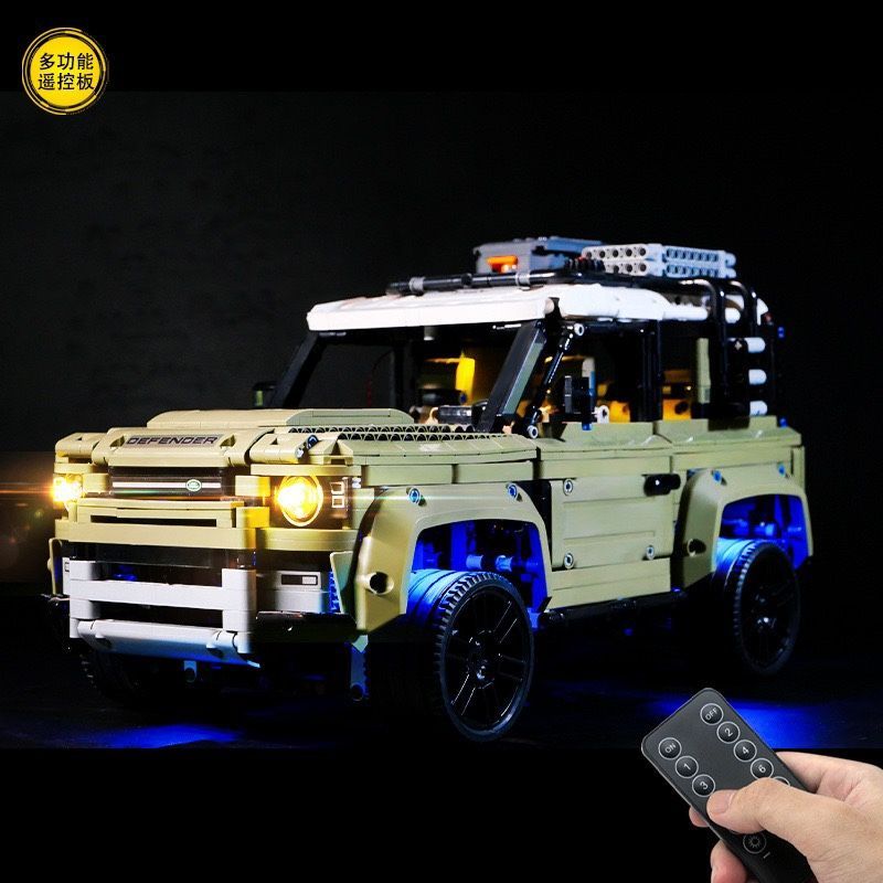 Подходит для сборки внедорожника Lego 42110 Land Rover Defender из строительных блоков, огромного автомобиля, подарка для мальчика.