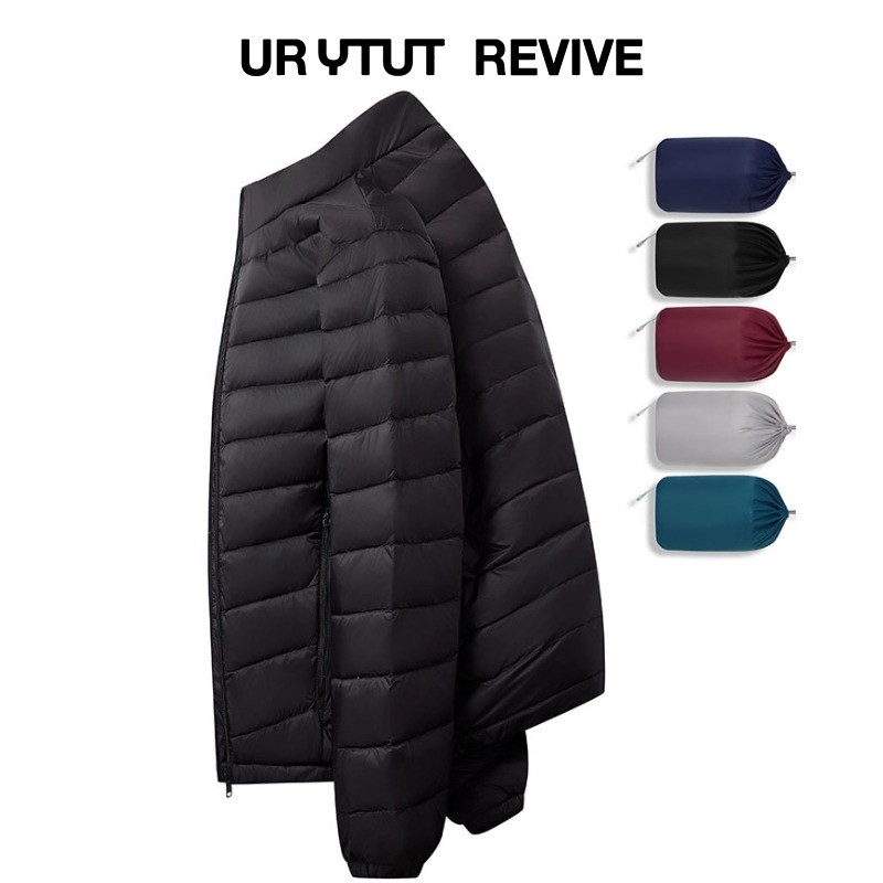 UR YTUT2025 легкий пуховик мужской короткий осенне-зимний новый брендовый пуховик с воротником-стойкой, мужская одежда