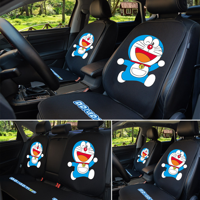 Чехол для подушки автокресла бренда Tide Doraemon half pack cartoon ins чистый красный летний льняной чехол для автокресла с изображением Пикачу Луффи