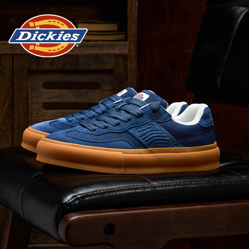 Мужские кроссовки Dickies, новинка 2026 года, мужская обувь, осенняя кожаная обувь на каблуке, мужская повседневная обувь, немецкая обувь для тренировок