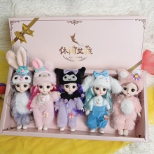 New Doll Girl Set Dressed in Princess Toys, Elegant Gift Box, Birthday Gift Doll