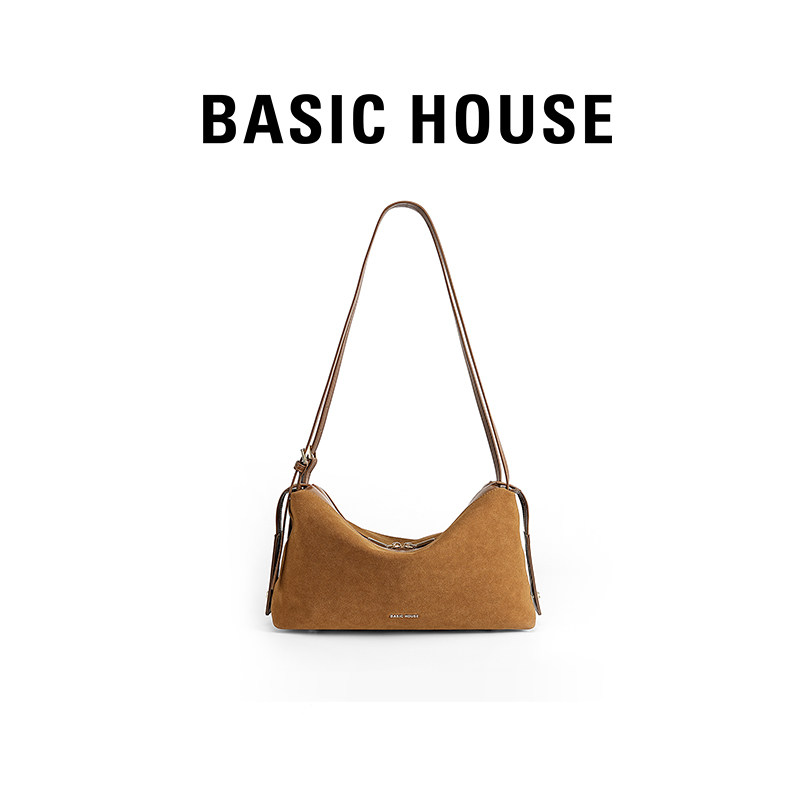 Женская сумка Basic House/Baijia good Underarm, новинка 2025 года, сумка-тоут для пригородных поездок, замшевая сумка большой емкости