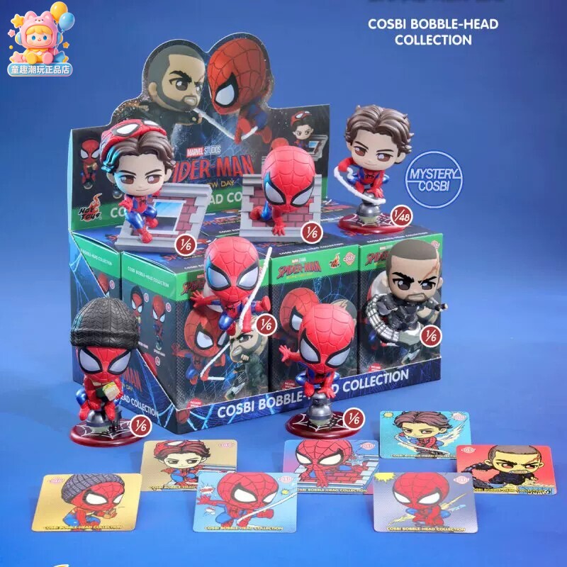 HotToys Spider-Man 4 Hero Rebirth COSBI Blind Box Периферийное устройство ручной работы для украшения настольных кукол Подарок на день рождения