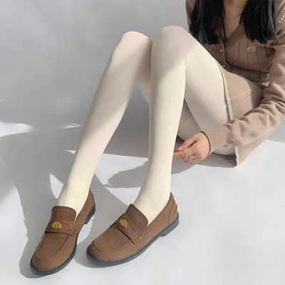 taobao agent 夜间教习室连裤袜女秋冬不掉档显瘦打底裤白色jk保暖外穿长筒袜子