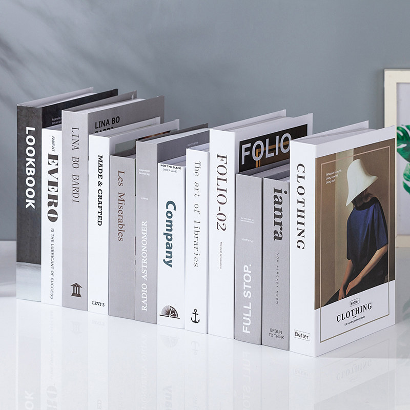 Имитация поддельной книги украшение книги реквизит модель украшения креативного книжного шкафа