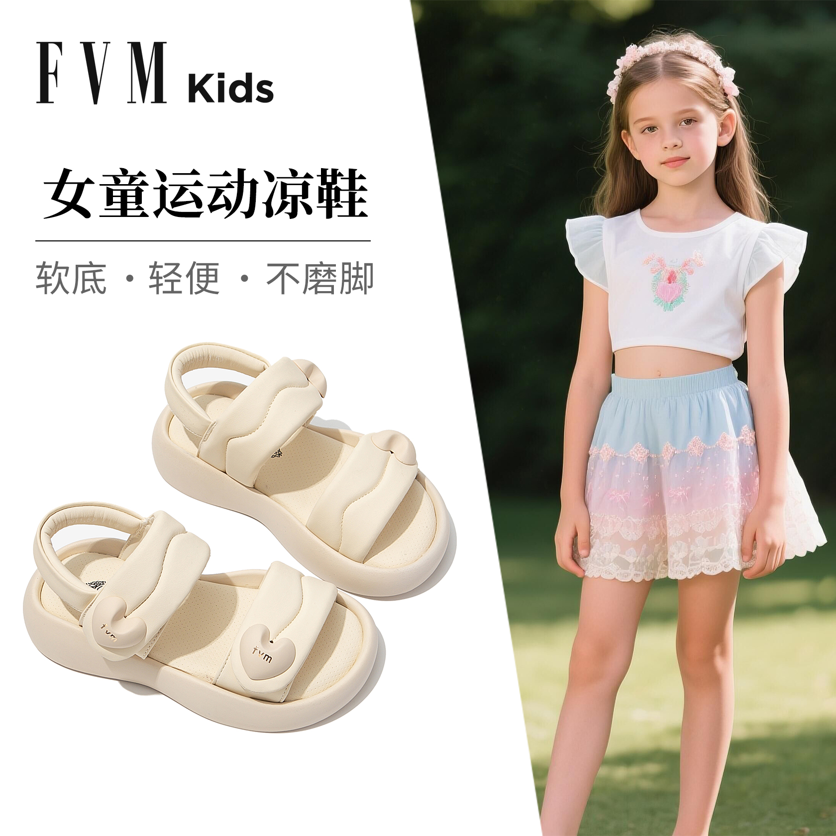 Обувь для девочек, детские сандалии принцессы, новинка 2025 года, для маленьких девочек, летняя мягкая подошва, большие дети, пляж в западном стиле