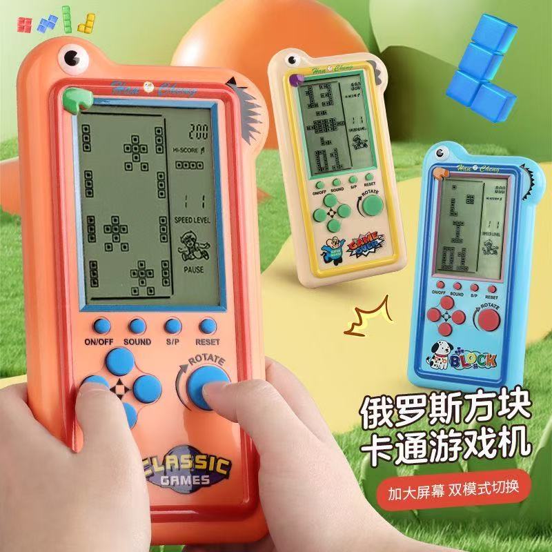 Новый продукт игровой консоли Tetris в ностальгическом стиле с большим экраном высокой четкости не режет глаза, пазлы для мальчиков и девочек портативные