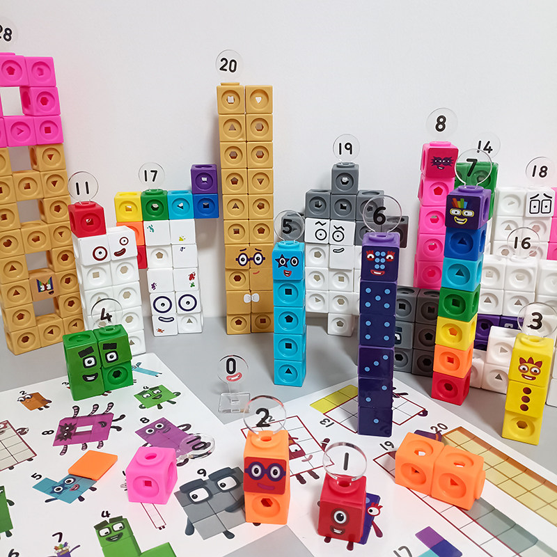 Совместимость с цифровыми строительными блоками numberblocks цифровые строительные блоки просвещение дошкольное образование развивающие игрушки подарки