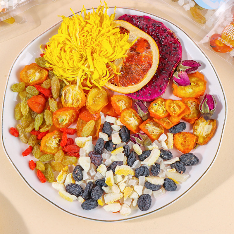 Чайный набор Hua's yoga flower tea fruit Tea loose называется "офисный послеобеденный чай со вкусом чая"...