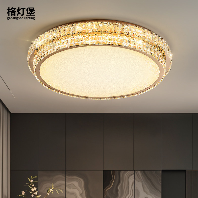 Решетчатый светильник castle light роскошная лампа для гостиной, хрустальный потолочный светильник, атмосферная бытовая основная лампа, высококлассные светильники для столовой, спальни