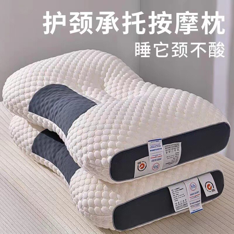 Подушка pillow core защищает шейный отдел позвоночника и помогает спать с помощью пары высококачественных спальных принадлежностей для взрослых в общежитии.
