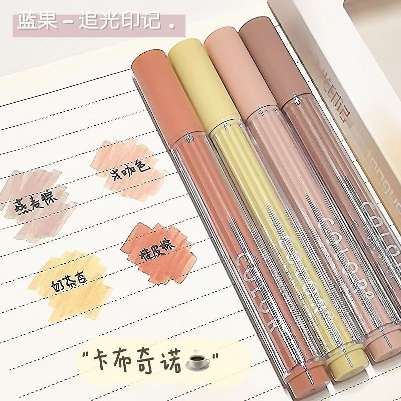 Синий фруктовый маркер ins high-value chasing light mark marker pen с мягкой головкой для студенческой маркировки ключа ручной записи, ручка для рисования