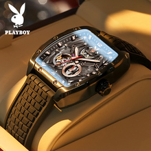 2024 New Playboy Men's Watch Hollow Mechanical Watch Richard Brand Men's Genuine Brand Trendy Men's Watch