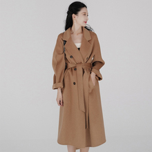 Woolen Coat Women's 12 Year Old Shop Three Sizes of Cashmere Coat CHIC ARITA 100% Camel Fleece 101801 Palace Class Rare Double sided Women's Woolen Coat