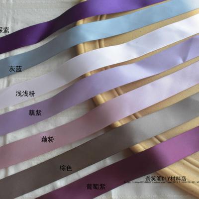 taobao agent 2.5cm双面加密涤纶带服装辅料发饰绸带手捧花丝带手工diy材料织带