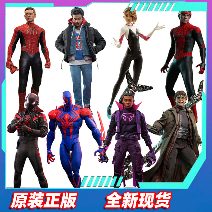 HotToys Человек-паук ручной работы из параллельной вселенной Miles Grid