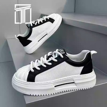 Hong Kong ITMY3 2024 Summer New Breathable Little White Mesh Shoes Versatile and Tall Dad Shoes Sports and Casual Men's Shoes