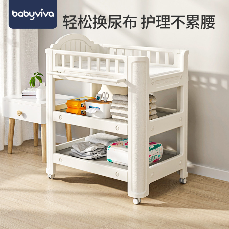 столик для подгузников babyviva, столик для кормления baby touch, для смены подгузников, съемная кроватка для купания новорожденных