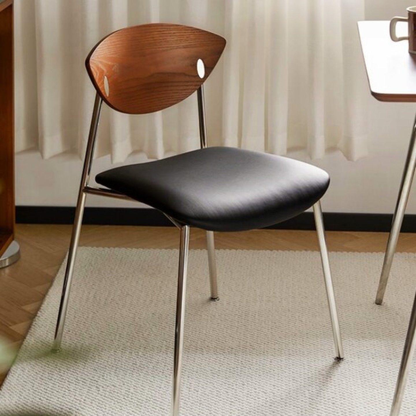 Обеденный стул Bauhaus bird chair в ретро-средневековом стиле с дизайном из нержавеющей стали...