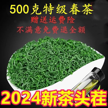 2024 New Tea Super Grade Rizhao Green Tea Spring Tea Chestnut Fragrant Bean Fragrance Stir fried Green Tea with Durable Brewing 500g Strong Aroma Bulk