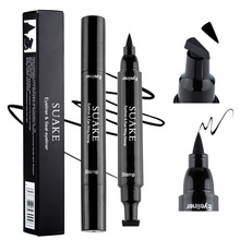 Seal eyeliner pen, double head, quick drying, waterproof, sweat resistant, durable, non fading, and not easy to smudge