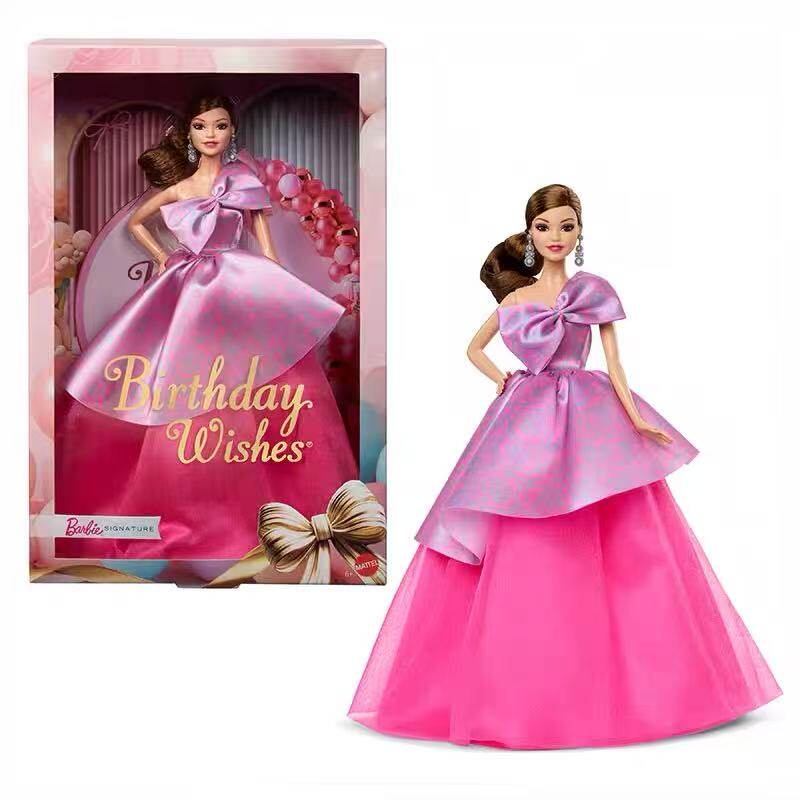 Барби Barbie 2025 новые пожелания на день рождения коллекционный комплект платьев подарок для девочки
