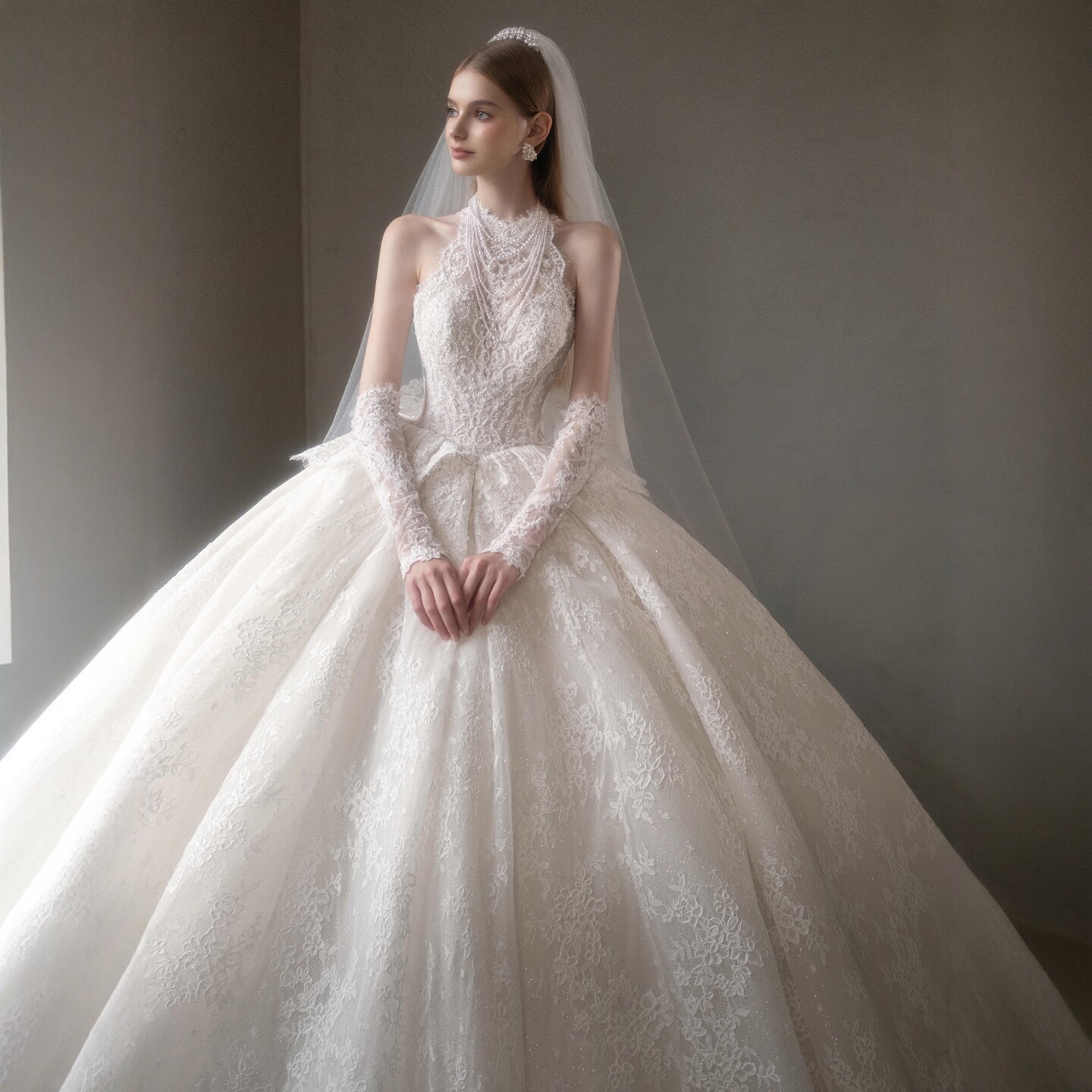 Свадебное платье на бретелях bride 2026, новая французская основная пряжа, высококачественная текстура, тяжелая промышленность, роскошь, ретро, элитный стиль, маленький хвост