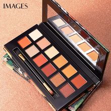 Beautiful image, jungle, 12 color eye shadow plate, tiger plate, bright color, not easy to take off makeup, student's affordable face repair plate