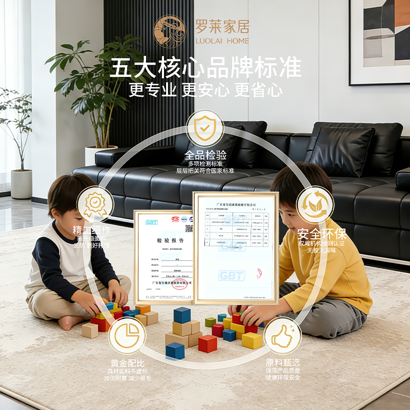Luolai home Furniture Лунный свет, драгоценный камень, ковер без клея, водонепроницаемый, не содержащий обрастания и формальдегида, итальянский минималистичный свет для гостиной, роскошь высокого класса