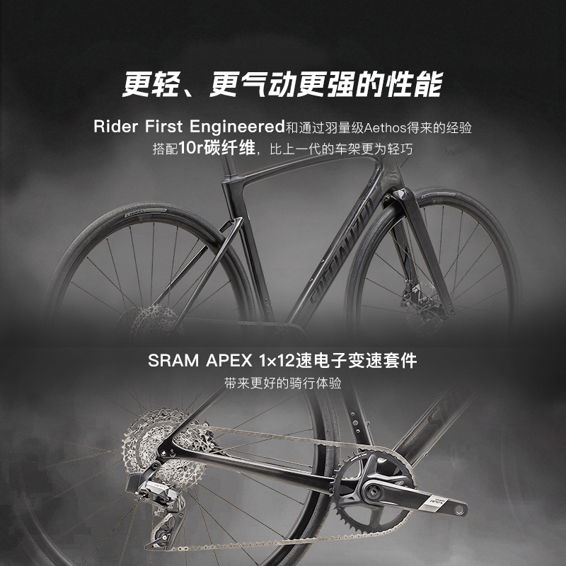 СПЕЦИАЛИЗИРОВАННЫЙ шоссейный велосипед Lightning ROUBAIX SL8 SPORT APEX из углеродного волокна на выносливость